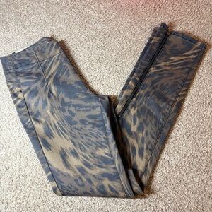 Stylish Leopard Print Women Skinny Jeans